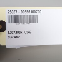 1999-2004 Porsche 911 996 Convertible Left Driver Sun Visor OEM Savanna Beige