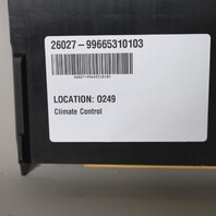 1999-2001 Porsche 911 996 Boxster 986 Climate Control Panel 99665310103 OEM