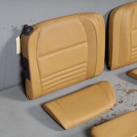 1999-2004 Porsche 911 996 Cabrio Rear Seat Set Leatherette Savanna OEM