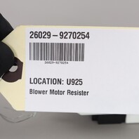 2012 BMW 328i F30 Heater Blower Motor Resistor 64119270254 OEM