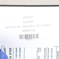 2017-2019 Audi Q7 Right Passenger Side View Door Mirror Opt KA6 OEM