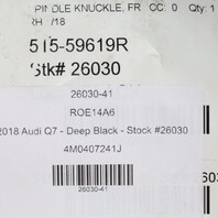 2017-2024 Audi Q7 Left Front Spindle Knuckle Hub OEM 4M0407253J