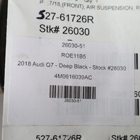 2017-2024 Audi Q7 Front Air Strut Spring Right / Left OEM 4M0616039AC