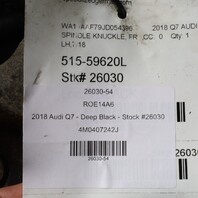 2017-2024 Audi Q7 Right Front Spindle Knuckle Hub OEM 4M0407254J