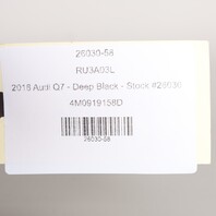 2017-2019 Audi Q7 Rear Climate Temperature Control Panel OEM 4M0919158D