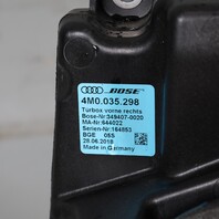 2017-2019 Audi Q7 Front Right Door Bose Subwoofer Speaker Box 4M0035298 OEM
