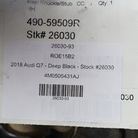 2017-2024 Audi Q7 Left Rear Spindle Knuckle Hub OEM 4M0505431AF