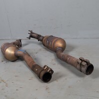 2002-2004 Porsche 911 996 3.6 Exhaust Manifold Downpipe Pair Right Left OEM