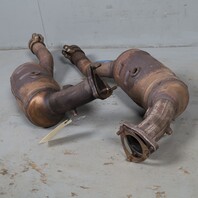 2002-2004 Porsche 911 996 3.6 Exhaust Manifold Downpipe Pair Right Left OEM