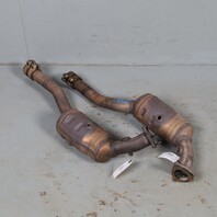 2002-2004 Porsche 911 996 3.6 Exhaust Manifold Downpipe Pair Right Left OEM