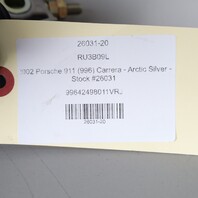 1997-2004 Porsche 911 Boxster Parking Brake Handle Aluminum Black OEM