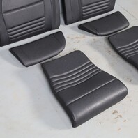 2000-2004 Porsche 911 996 Convertible Rear Seat Set Upper Lower Black OEM
