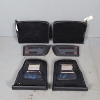 2000-2004 Porsche 911 996 Convertible Rear Seat Set Upper Lower Black OEM