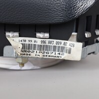 2000-2004 Porsche 911 Boxster 3 Spoke Steering Wheel Airbag Black OEM