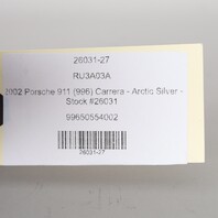 2002-2004 Porsche 911 996 Right Passenger Front Bumper Bracket OEM 99650553902