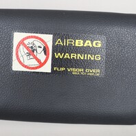 1999-2005 Porsche 911 996 Convertible Left Driver Sun Visor Black OEM