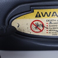 1999-2005 Porsche 911 996 Convertible Left Driver Sun Visor Black OEM