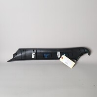 2000-2004 Porsche 911 Convertible Left Windshield Pillar Molding Pair Set Black OEM