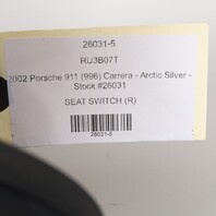 1997-2004 Porsche Boxster 986 Left Standard Seat Switch OEM 99661371300