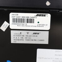 2002 Porsche 911 996 Convertible Amp Amplifier BOSE 99664533900 OEM