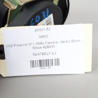 2002-2012 Porsche 911 996 997 Convertible Left Front Seat Belt OEM