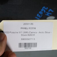 1999-2004 Porsche 911 996 Convertible Left Quarter Trim Panel Black OEM