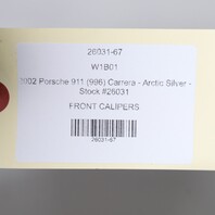 1999-2012 Porsche 911 996 Front Brake Calipers Brembo Set Pair Black OEM