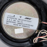 2002-2004 Porsche 911 Boxster Left Dash Speaker BOSE Black 99664503301 OEM