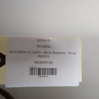 2003-2008 BMW Z4 E85 Right Door Mirror Side View 51167189708 OEM