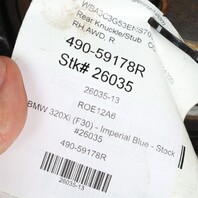 2013-2018 BMW 320i 328i 335i Sedan xDrive Right Rear Spindle Knuckle Hub OEM