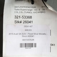2013-2016 Audi A4 A5 A6 Allroad Q5 2.0 Turbo Turbocharger 06H145702R OEM