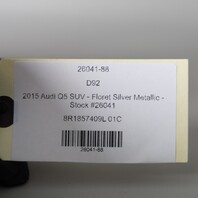 2015-2017 Audi Q5 SQ5 Left Driver Side View Door Mirror Silver OEM