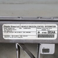 2008-2014 Dodge Challenger Upper Radiator Support Tie Bar OEM 5028743AE