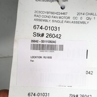 2008-2023 Dodge Charger Challenger 300 Radiator Fan With Shroud OEM 68050129AA
