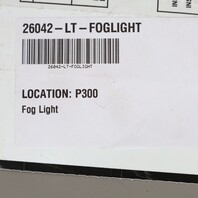 2011-2014 Dodge Challenger Fog Light Lamp OEM 5182025AA