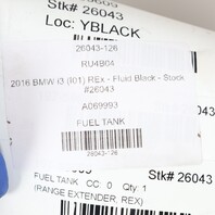 2014-2021 BMW i3 I01 Range Extender REx Fuel Tank Gas Tank OEM 16117391827