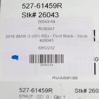 2014-2021 BMW i3 I01 REx Right Rear Rear Strut Shock Spring OEM 33526852232