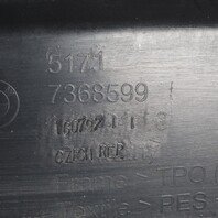 2014-2021 BMW i3 Left Front Fender Liner Front Half OEM 51717368599