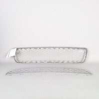 2007-2010 BMW X5 E70 Front Bumper Lower Center Grille Pair Set OEM 51117163957