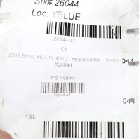 2007-2008 BMW X5 4.8 Power Steering Pump (with active) OEM