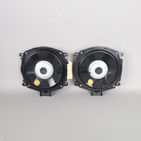 2007-2014 BMW X3 X5 Floor Speaker Subwoofer Pair Set 65139218695 OEM