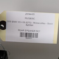 2007-2014 BMW X3 X5 Floor Speaker Subwoofer Pair Set 65139218695 OEM