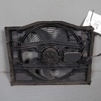 2001-2005 BMW 330i Radiator Cooling Fan With Shroud Puller 17117561757 OEM