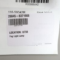 2001 2002 2003 BMW 323ci 325ci 328ci 330ci Fog Light Lamp Right OEM