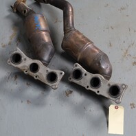 2008-2009 BMW 528i E60 Exhaust Manifold Set Front / Rear OEM 105K 18407563731