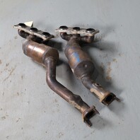 2008-2009 BMW 528i E60 Exhaust Manifold Set Front / Rear OEM 105K 18407563731
