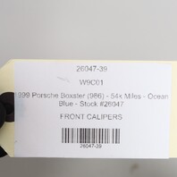 1997-2012 Porsche Boxster Cayman 986 987 Front Brake Calipers Brembo Black OEM