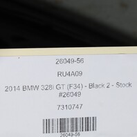 2014-2019 BMW 328iGT 335iGT 330iGT 340iGT F34 Rear Spoiler Lift Motor Black OEM