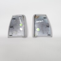 1999-2004 Porsche 911 996 Boxster Console Trim Pair Graphite Grey Leather OEM
