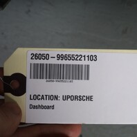 2002-2004 Porsche 911 996 Boxster 986 Leather Dashboard Grey 99655210101 OEM